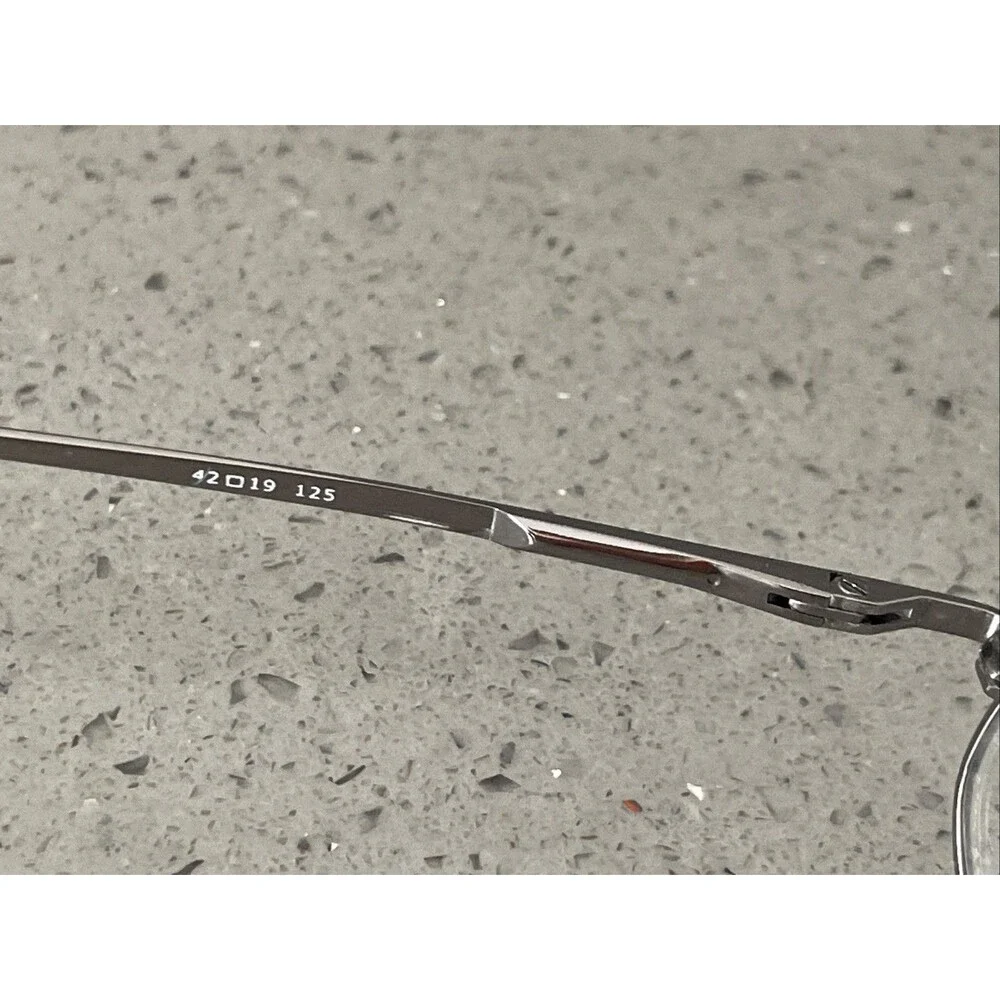 Eurosteel 78 Flex Shiny Gunmetal Eyeglasses Frames ONLY 42-19-125 Full Rim